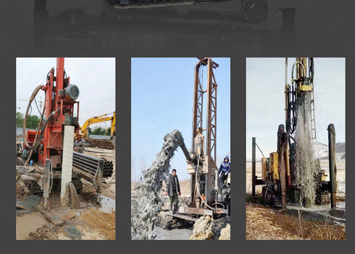 Diesel 400m Depth Pneumatic Crawler Drill Water Well Rig