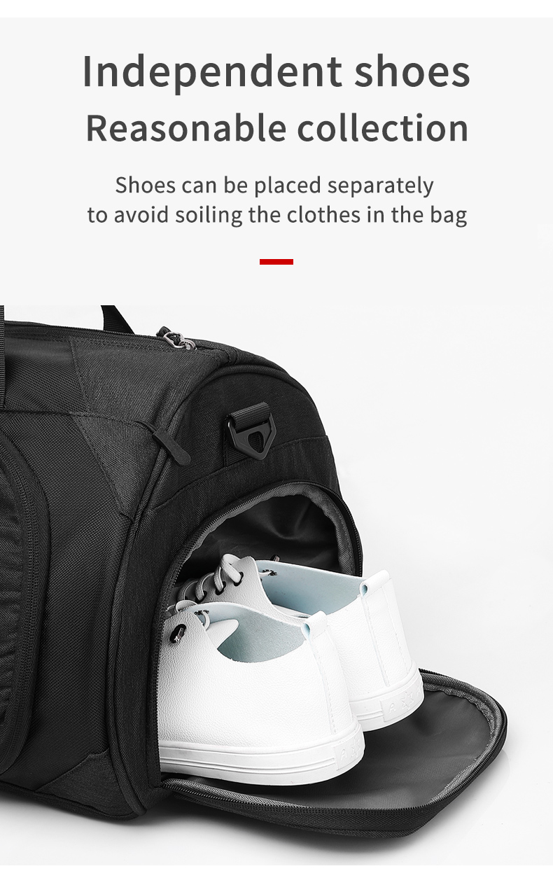 OEM Custom Logo Travel Duffel Backpack Garment Duffle Bag Multi Storey
