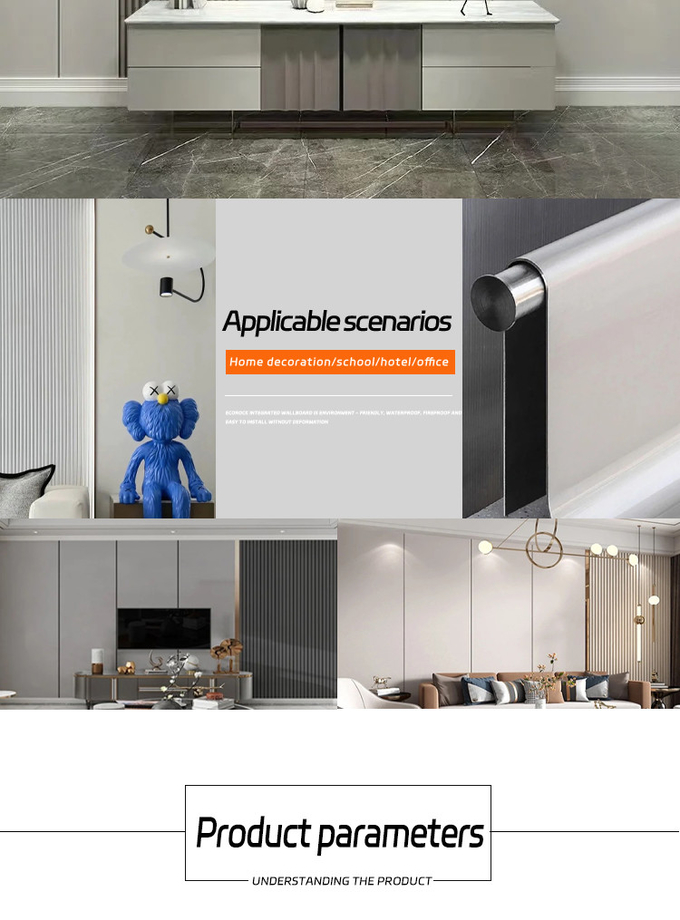 Carbon Panel Material Skin Feel Bamboo Charcoal Fiber Interior Decorative Wall Panel