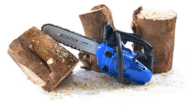 12" 25cc Mini Petrol Gasoline Chainsaw 2 Stroke Gas Powered Chainsaw