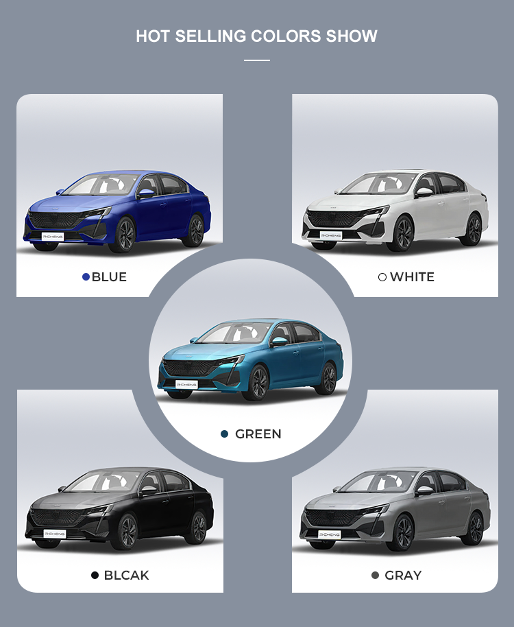  France Peugeot 408 HOT SELLING COLORS SHOW OBLUE O WHITE GREEN  BLCAK GRAY