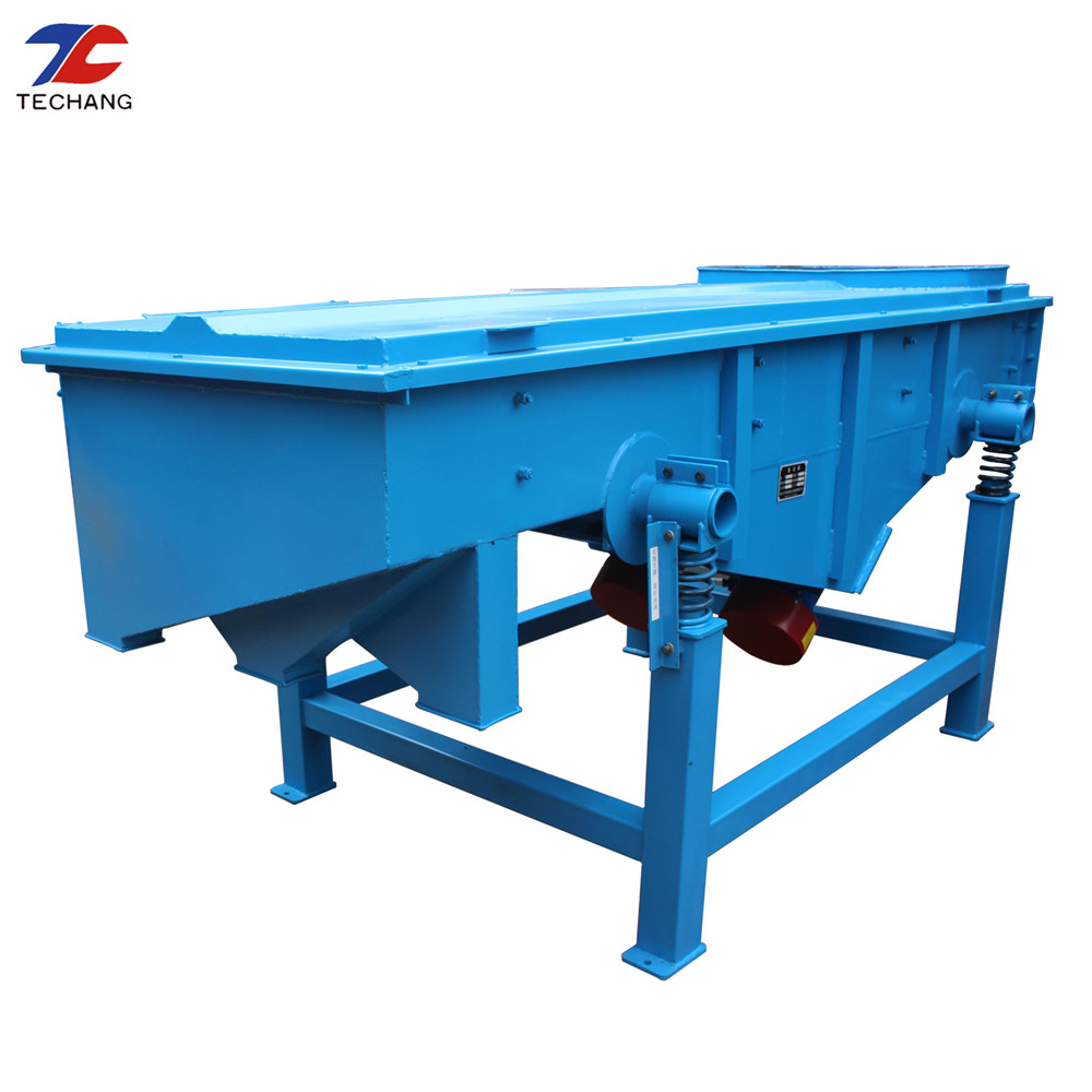 Carbon Steel 800×2500MM Linear Vibrating Screen Of 2 Steps