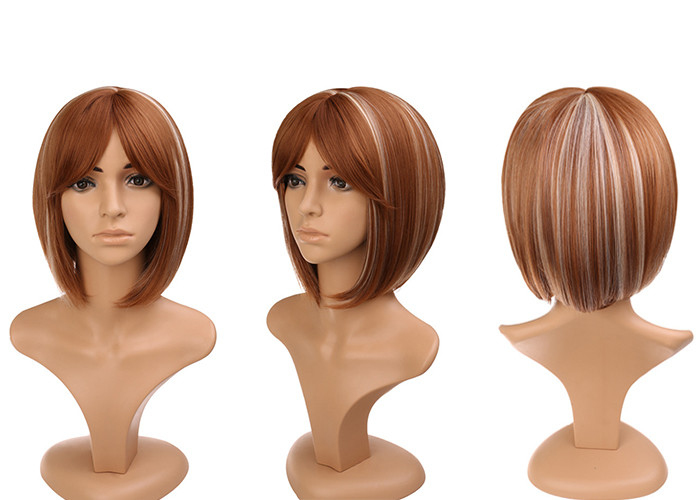 Adult Novelty Funny Short Synthetic Wigs For Halloween Carnival Party SGS
