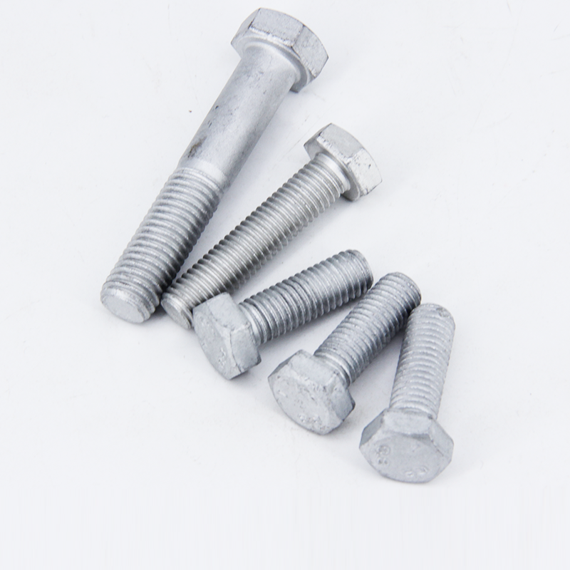 DIN931 DIN933 M6-M36 Dacromet Hexagon Hex Head Bolts Hexagon ANSI Hexagon UNC UNF