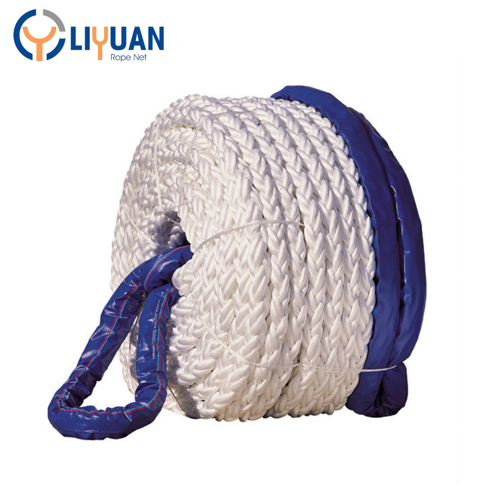 Twist Rope 8 Strand Coloured PP Nylon Rope Custom Style OEM