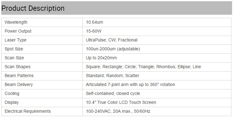 Scar Removal Oem Lasertell Co2 Laser Machine For Skin