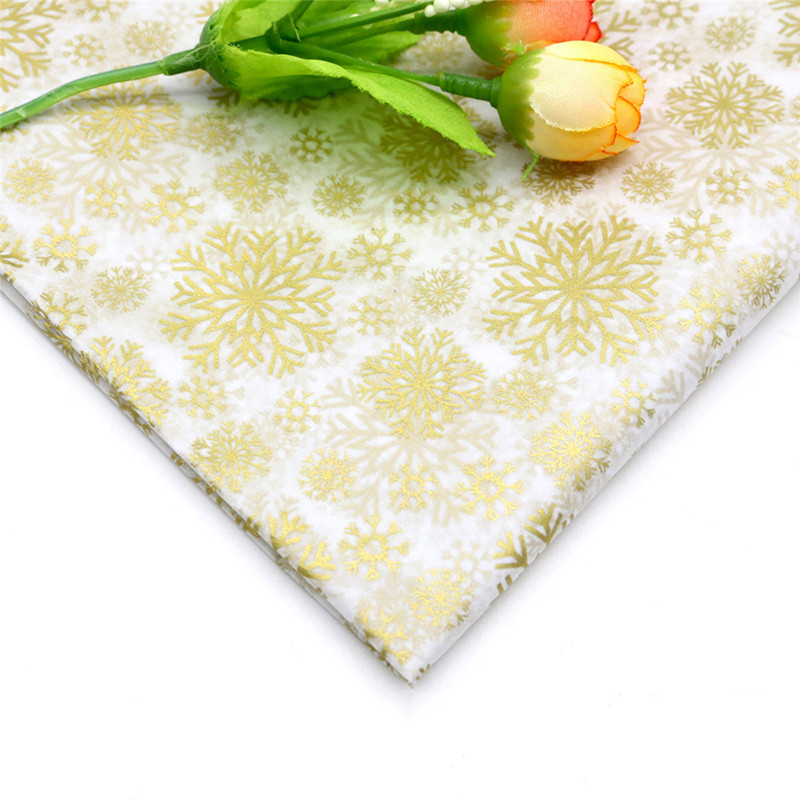 Floral Foil Tissue Paper For Packing Eco Friendly Compostable
