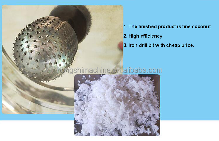 Commercial Stainless Steel Automatic Food Processing Machine Coconut Meat Grinder Grating Scraper