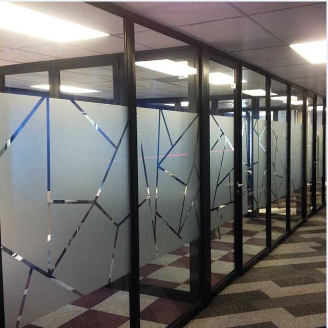 3 m Height Movable Partition Walls Glass Wall Office Sliding Frameless Glass Folding Door