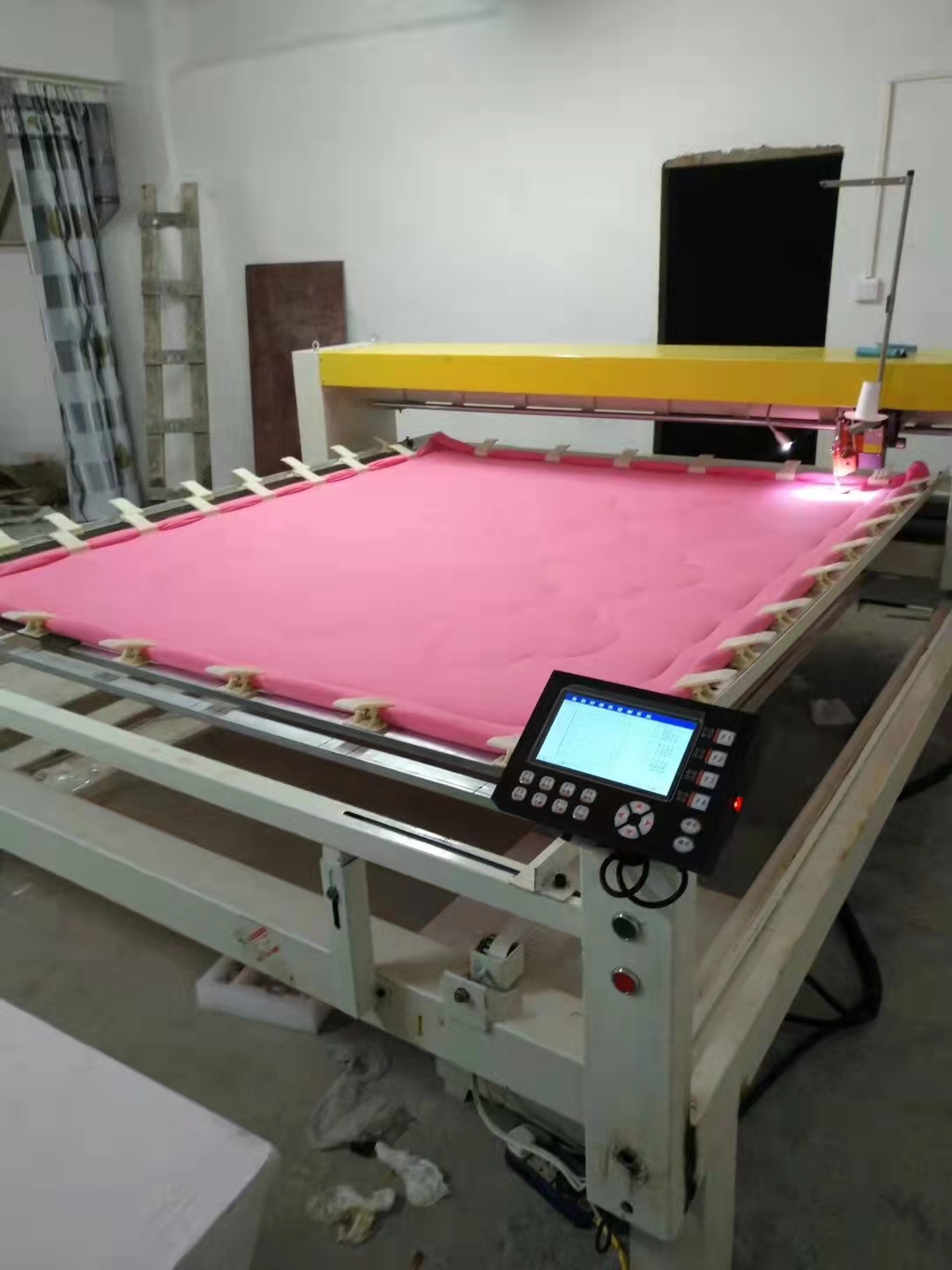 computerized high speed single needle quilting machine single head continllous quilting machine