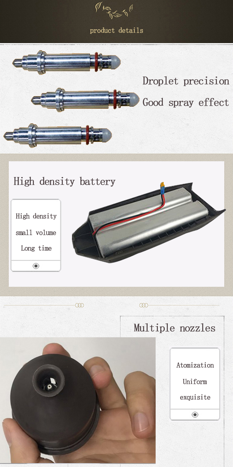 Fumigation Battery Power Plastic ULV Cold Fogger Machine Hand Hold SF750