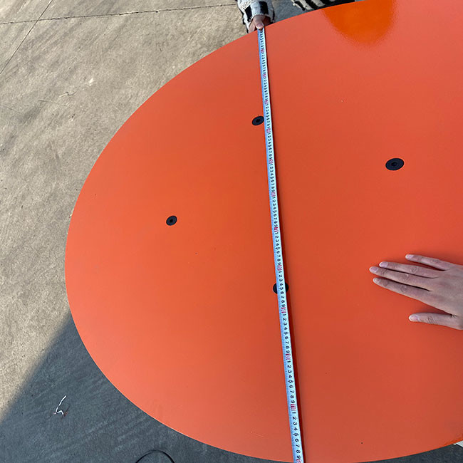 1t Custom Scissor Lift Table 1200mm Rotary Round Plate