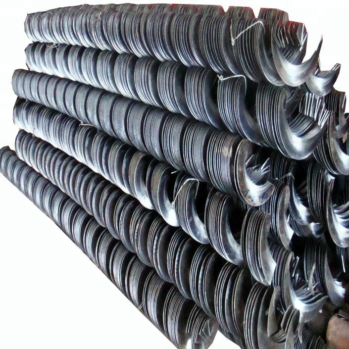 Rustproof Small Auger Spiral Flight Helical Blade For Lime Powder Conveying