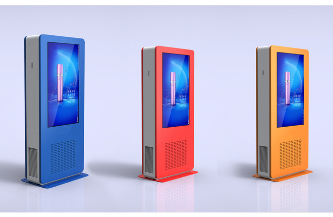 10 Point Infrared Touch Outdoor Digital Signage Display Waterproof High Resolution