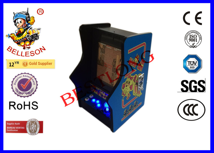 Blue Mini Pacman Arcade Machine 15 Inch LCD Screen For Shopping Mall