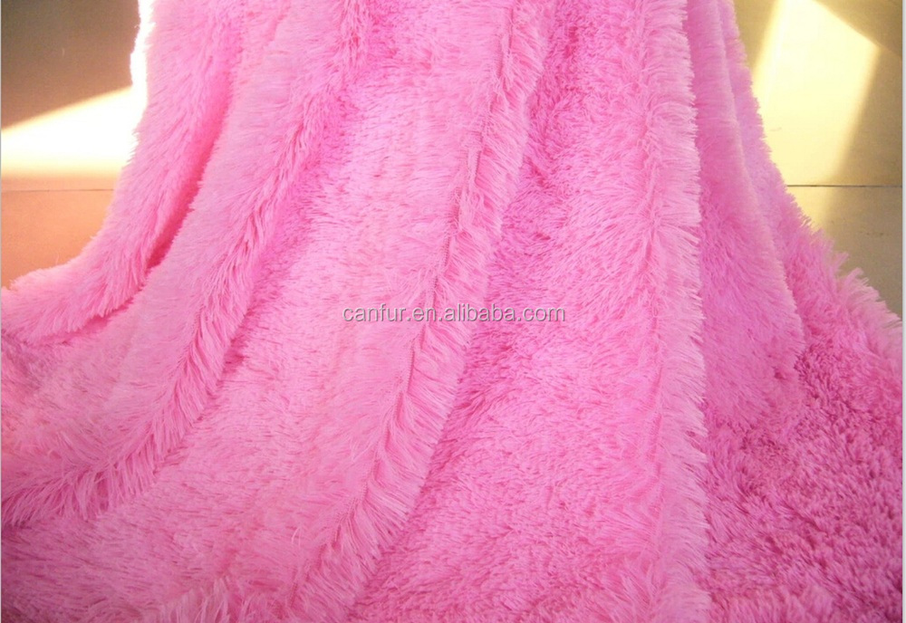 Medium Weight 260GSM Knitted Plain PV Plush Fabric for Making Toys and Garments Lining