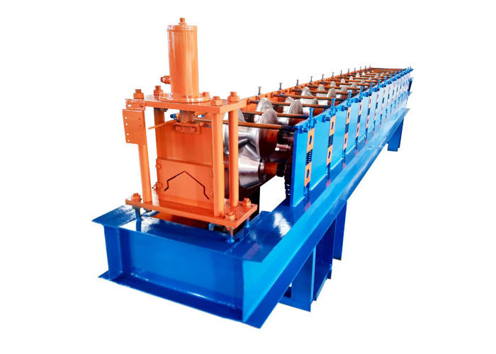 Customized Roof Profile Roll Forming Machine , Durable Iron Sheet Making Machine