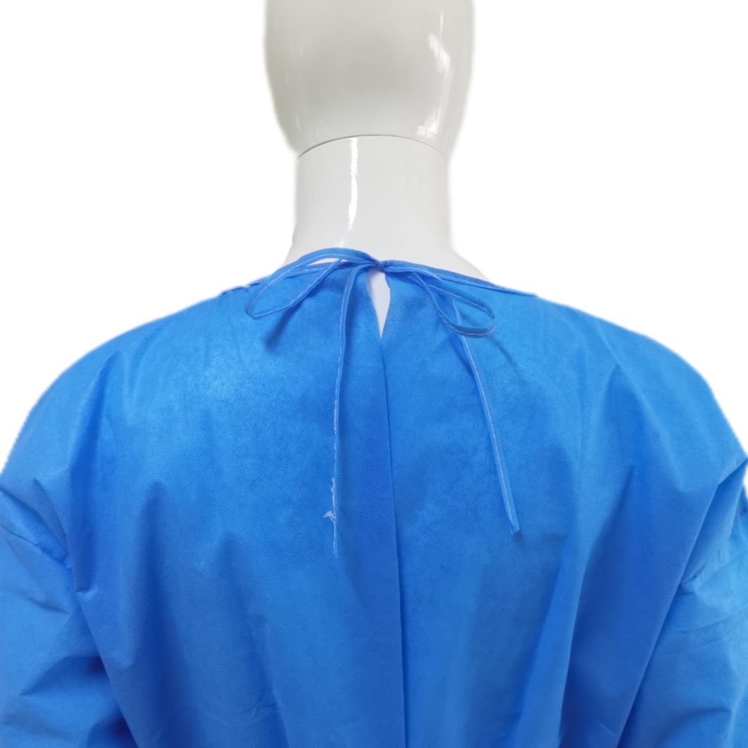 Factory Disposable Non-Sterile AAMI Level1/2/3 Isolation Gown for Protection