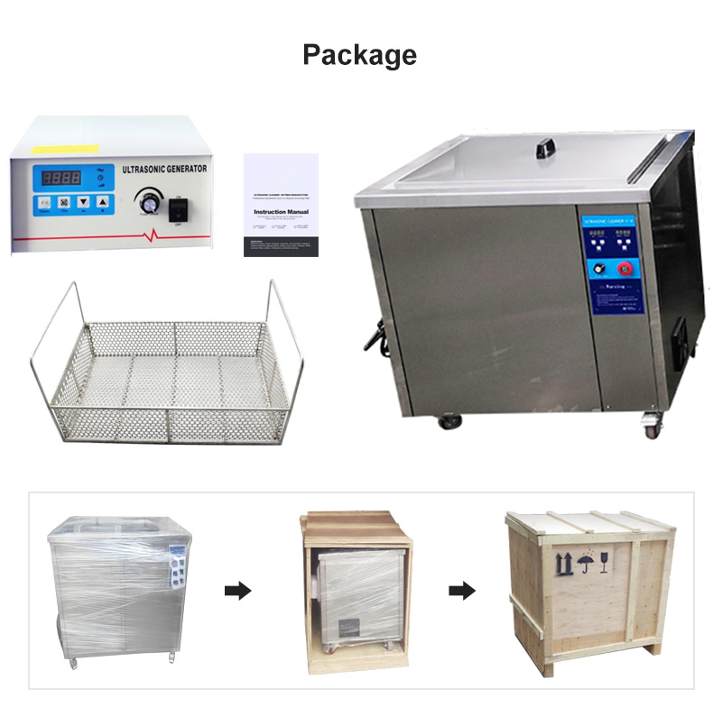 Single Phase Industrial Ultrasonic Cleaner 61L Metal Parts Ultrasonic Cleaner
