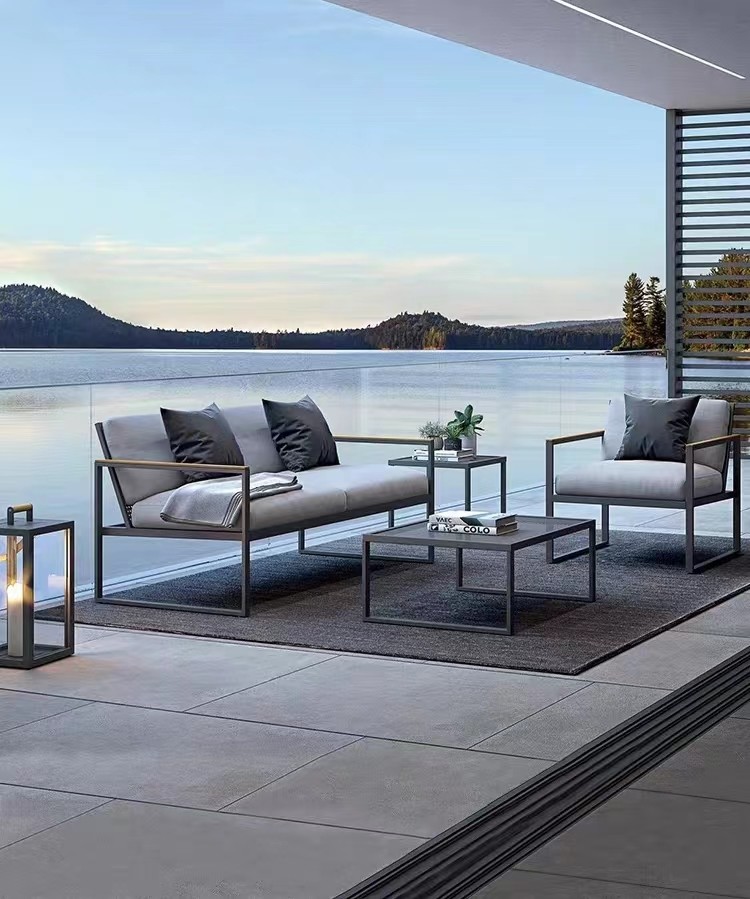 Five Star Sea View Room Sofa Balcony Durable For Hotel Resort Villa