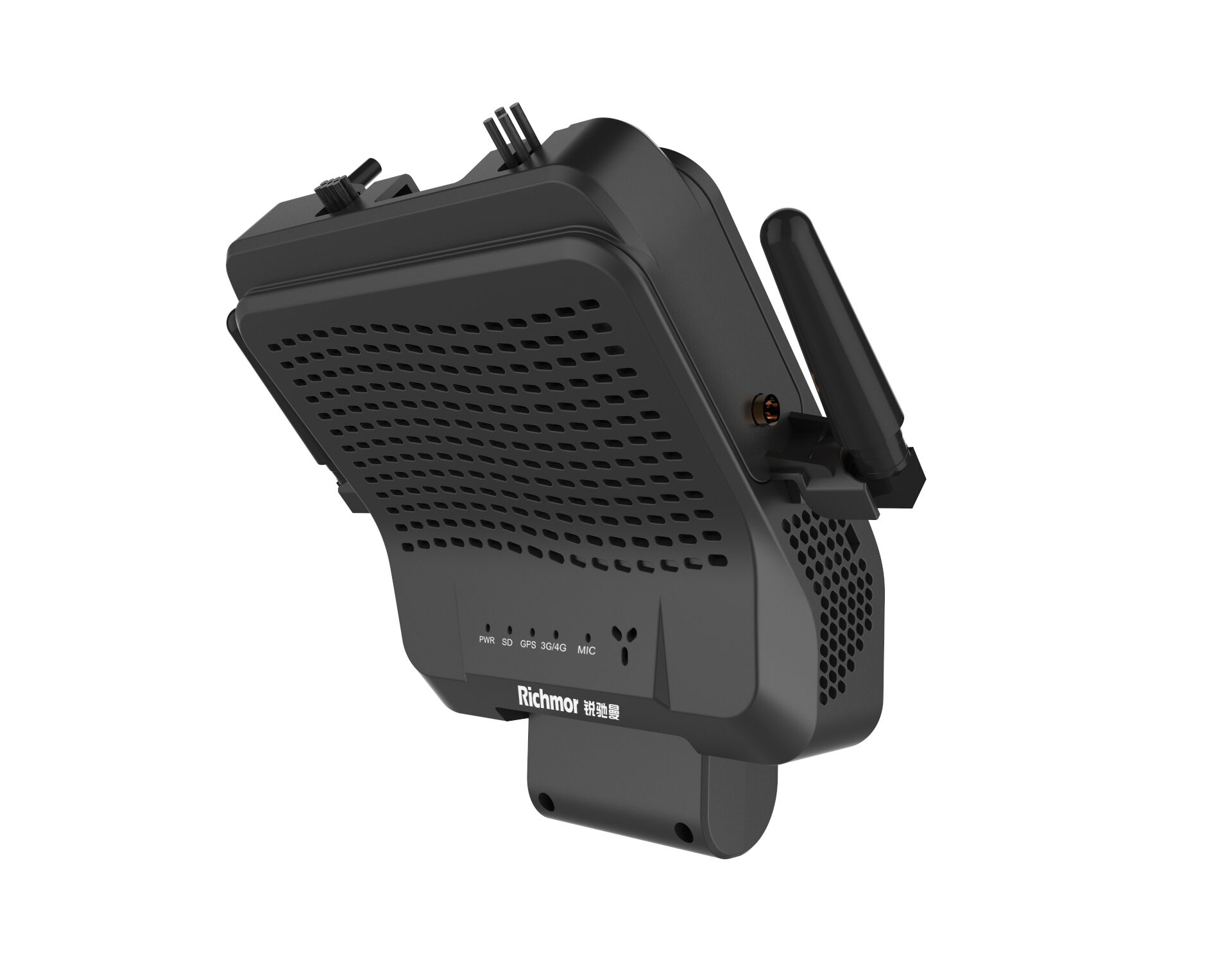 Richmor 4 CH HD Mini Mobile DVR Video/Audio Input 8 CH for Taxi Truck Fleet Management