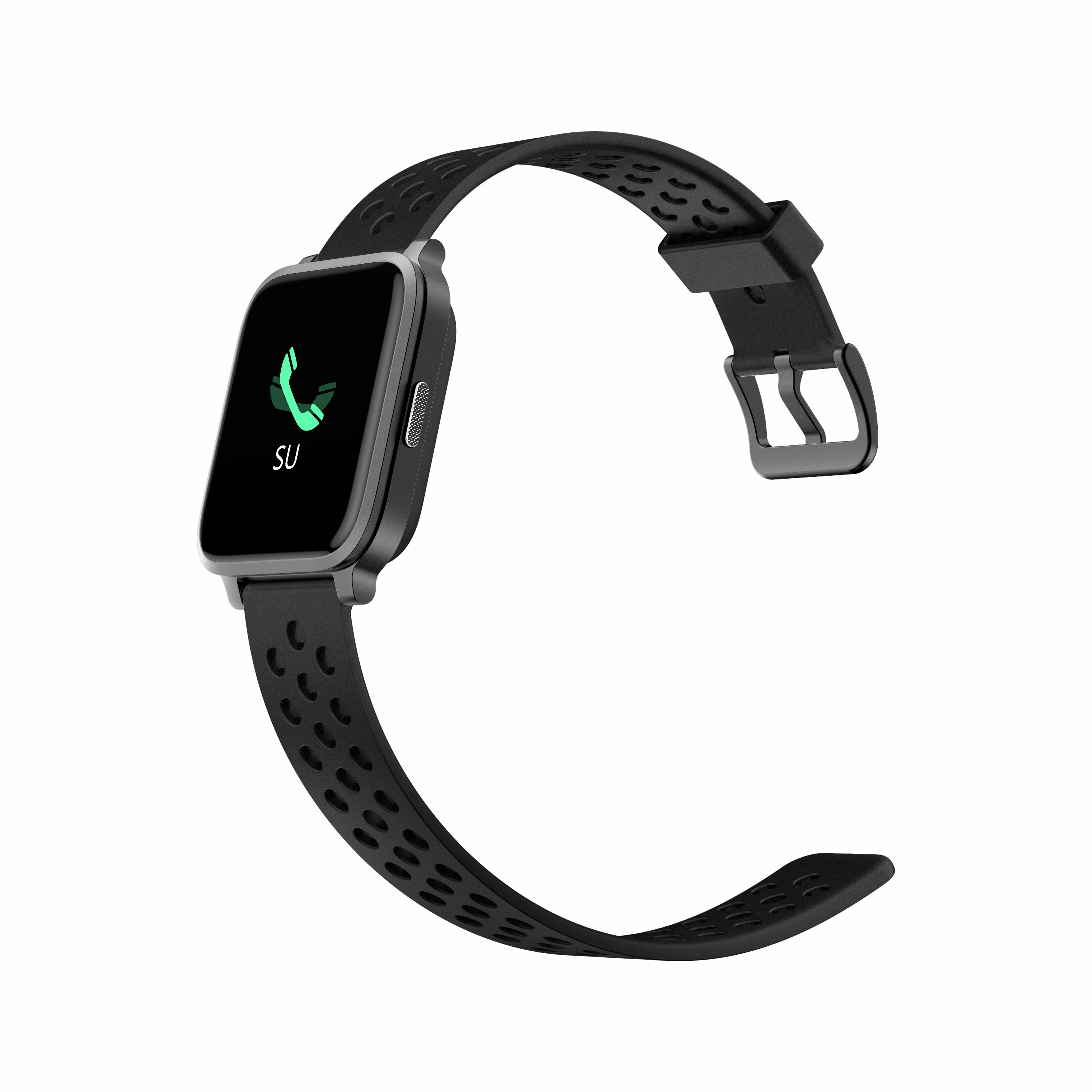 30 Days Silicone Strap Smart Watch , Bluetooth IP68 Waterproof Smart Band