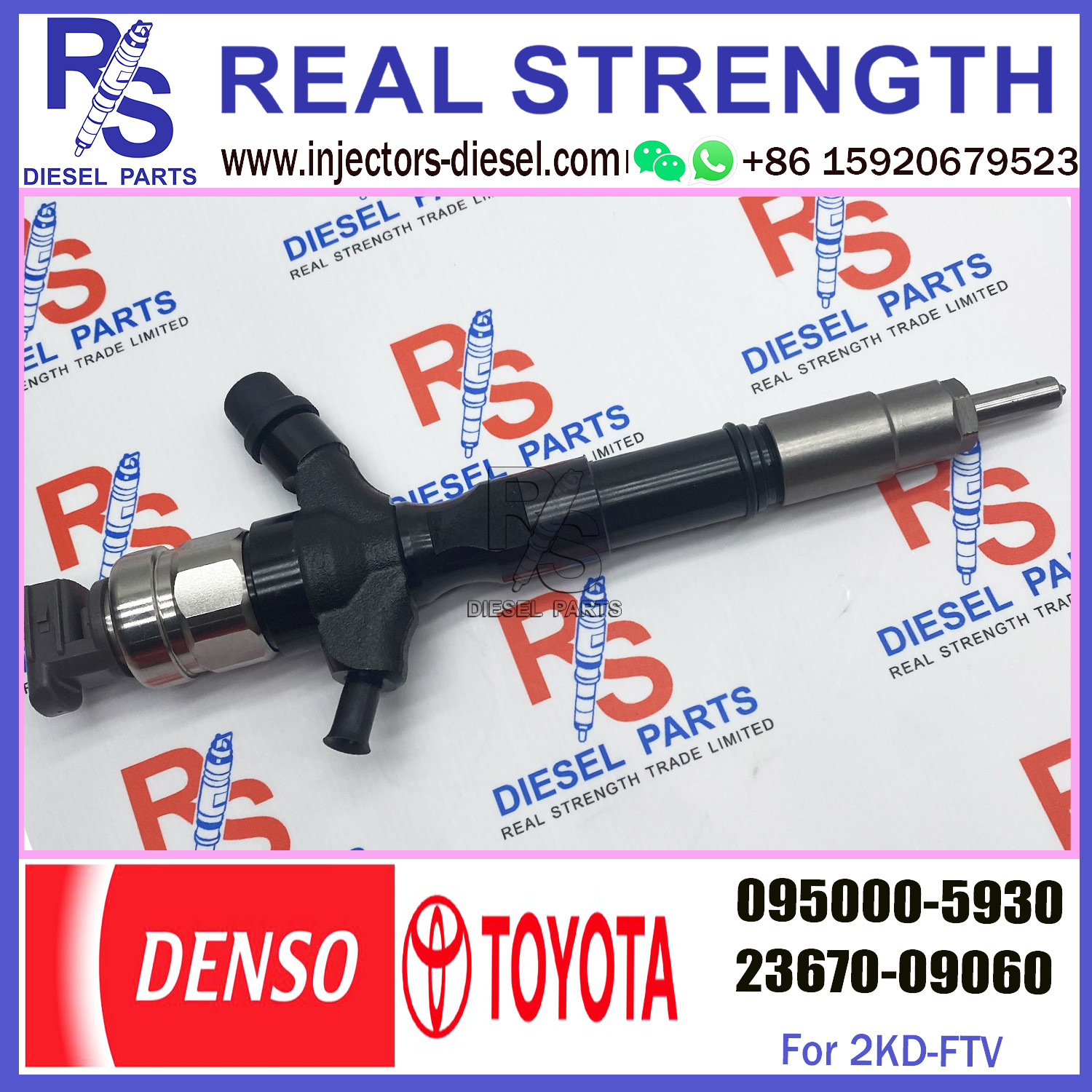 Common Rail Fuel Injector 095000-5930 095000-5931 for TOYOTA Common Rail 23670-0L010 23670-09060