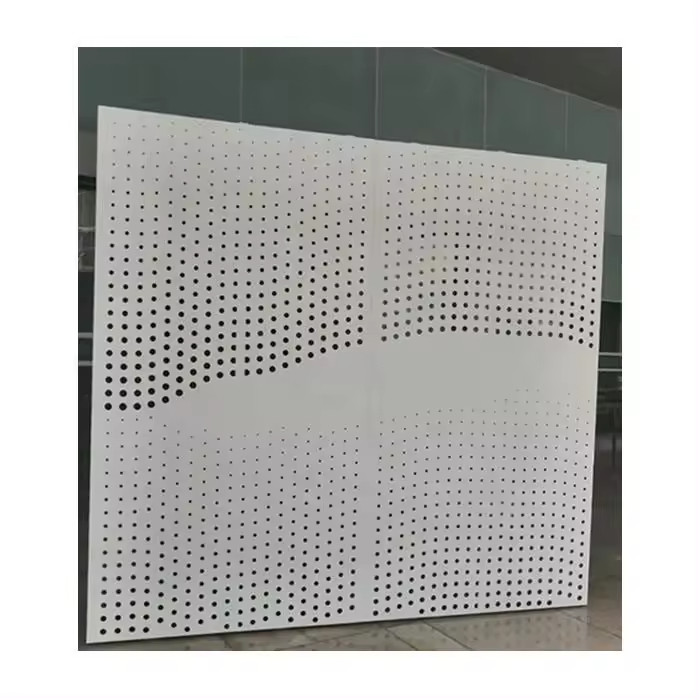 OEM Aluminum Veneer Panel Punched Fireproof Aluminum Sheet For Building Celling