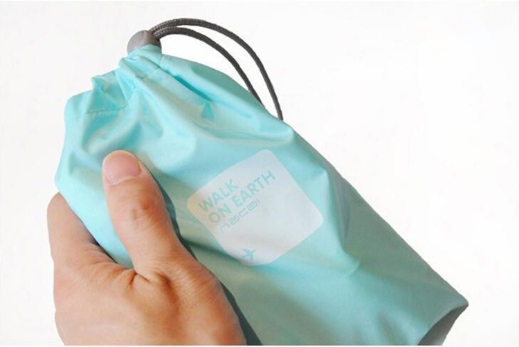 promotional eco friendly beauty waterproof fabric polyester drawstring bags Custom dust cover pocket for cloth gift