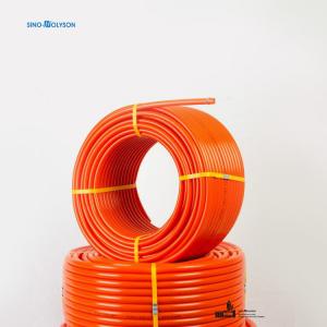 China Automatic PE Electrical Conduit Orange Tube Pipe Hose Making Machine 18.5kw on sale