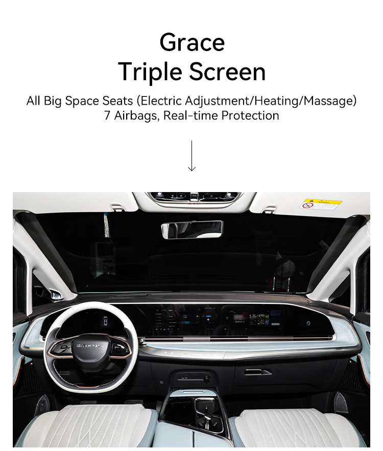 speed 180 Km / H MAXUS MIFA9/MAXUS EV90 Energy Electric Vehicle 90KWH Battery Capacity and 560km CLTC Pure Electric Range