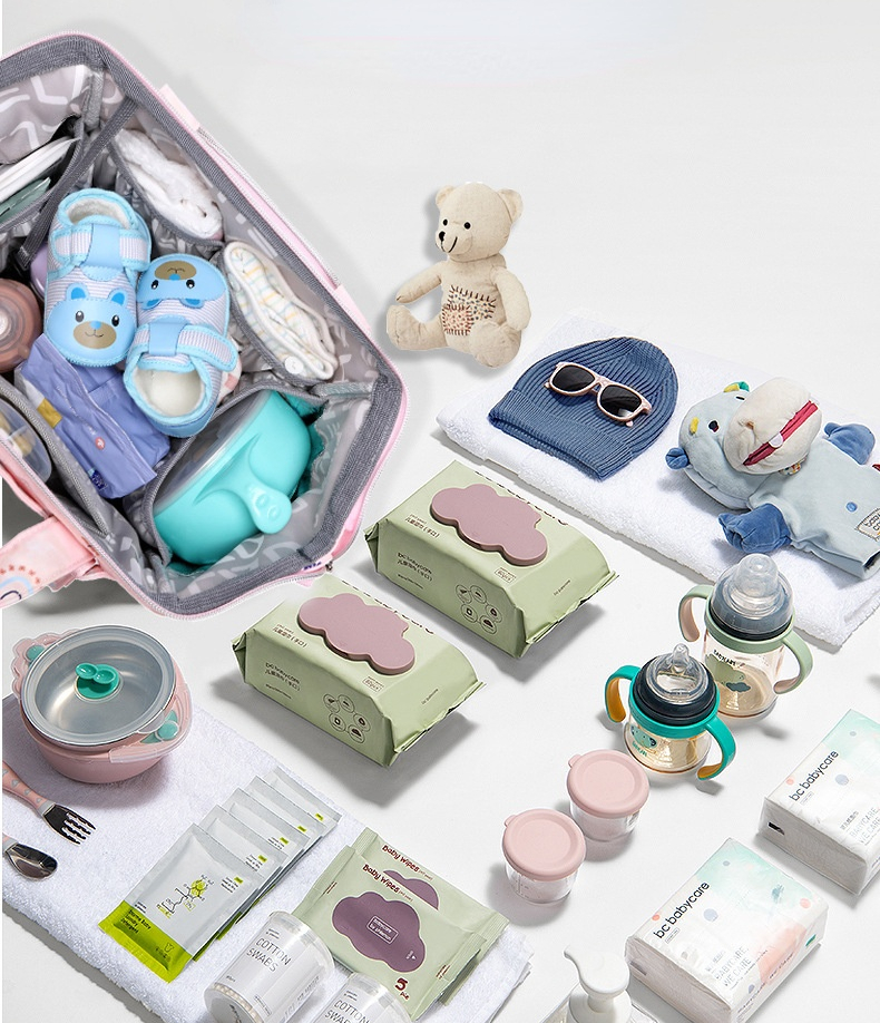 Fashion Large Maternity Multifunctional Diaper Bag Waterproof Travel Shoulder Handbag for Mom