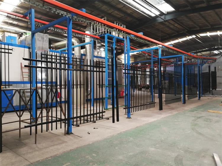 Diplomat Security steel Fence 1.2m*2.4m Tubing SHS38mm rails Yellow color