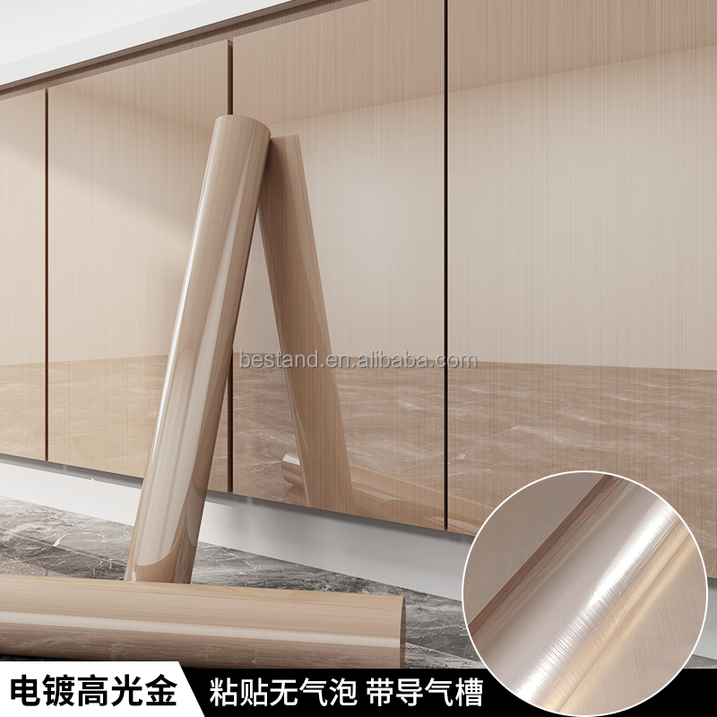 61cm x 5m Brushed Self Adhesive Removable Wallpaper Waterproof Peel and Stick Contact Paper for Furniture Refurbishment