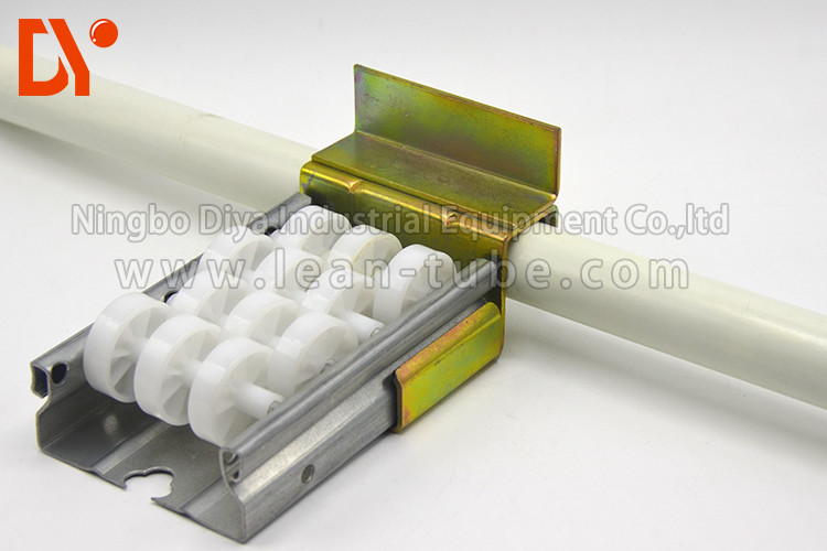 Work Table Plastic Roller Track Customized Length Anti - Corrosion For Decoration