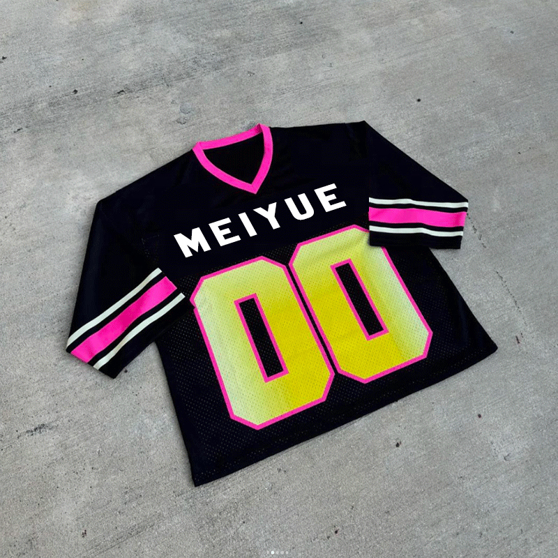 Custom Jersey T Shirt Logo Custom OEM Wholesale Drop Shoulder Basketball Sports Summer Oversized Mesh Jersey T-shirt for Men