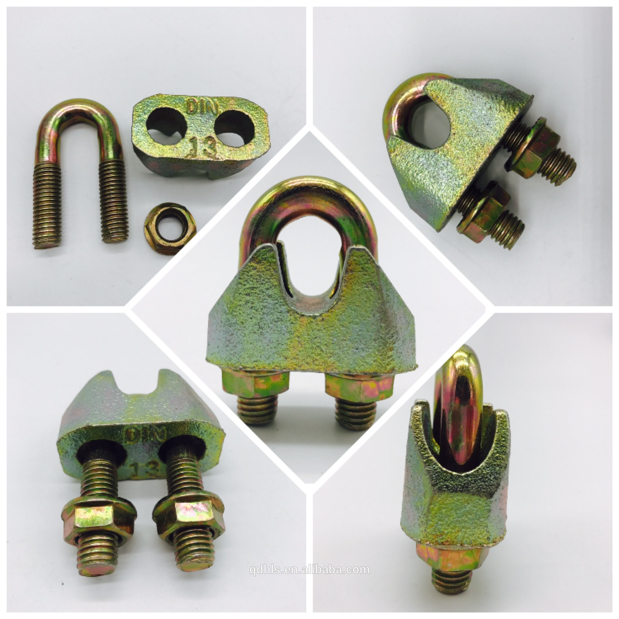 DIN1142 Galvanized Malleable Wire Rope Clip