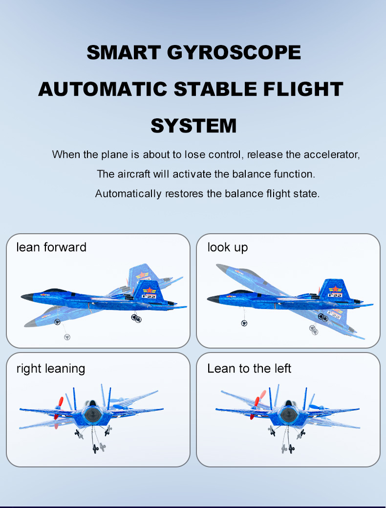 F22 2.4g 2.5ch Waterproof Foam Airplane Aeroplane Toy R4s Rcm Jet Fighter Glider Avion Remote Control Aerodone Aircraft Rc Plane
