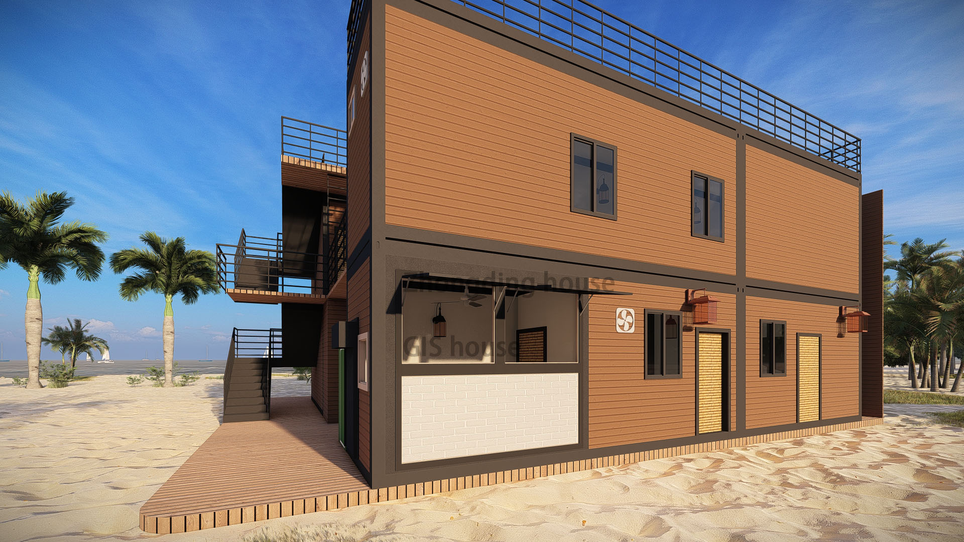 Online Technical Support Modern Modular Seaside Inn Vacation Tiny House Luxury Villa