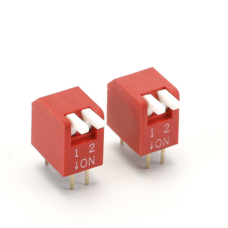 DS series 1a 50v slide type red plastic spdt dip switch 2.54mm 3 buyers