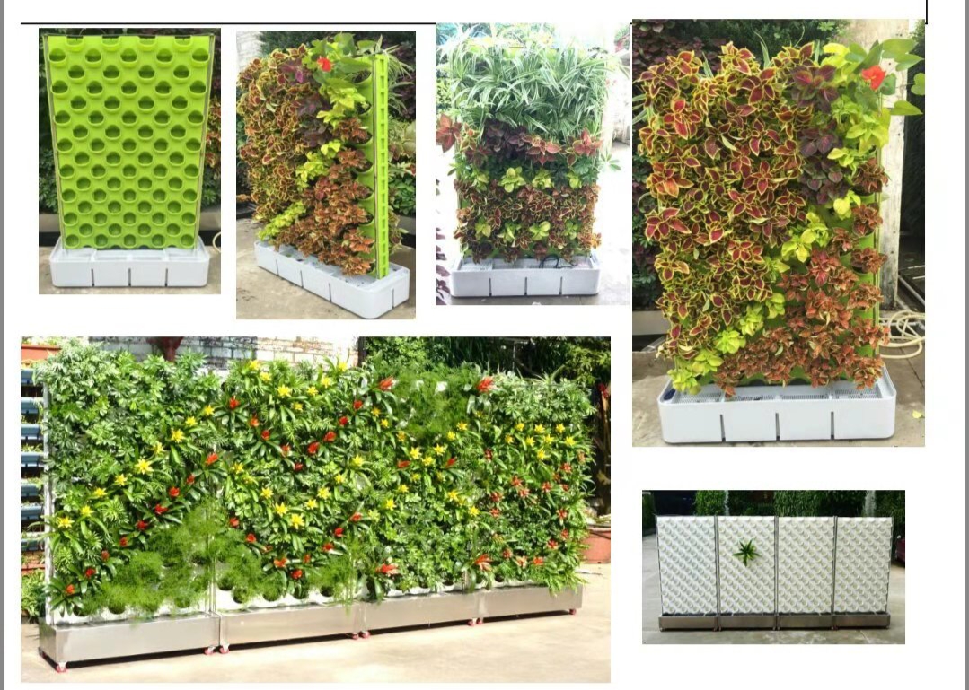 Manufacturers china wholesale outdoor vertical garden self watering plant green wall for sale