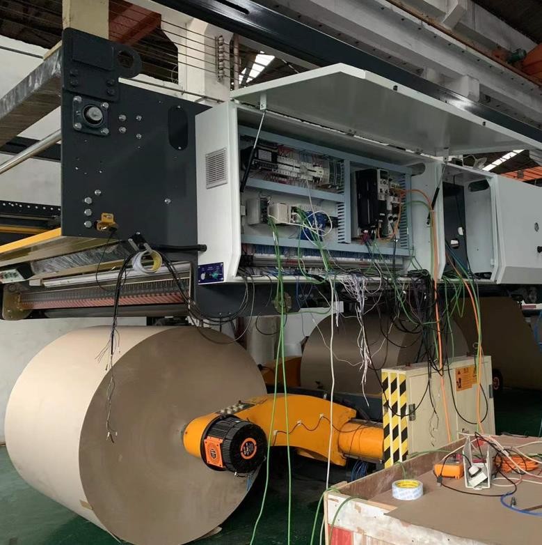 Eco250 Automatic Roll Splicer , 50GSM Automatic Paper Box Making Machine