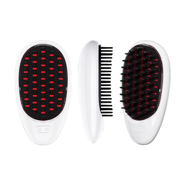 Anti Hair Loss Massage Comb Electric Cordless Light Therapy Red Blue LED Hair
