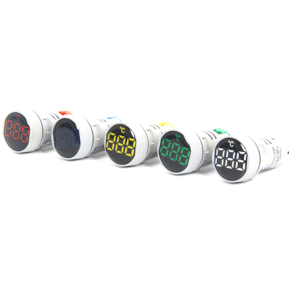 22mm Round Temperature Indicator Light meter with crystal cover