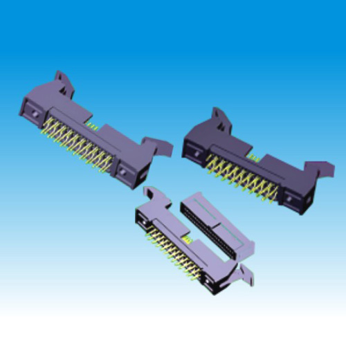 Four Row Ejector Male Pin Header Connector Straight Type Current Transmission