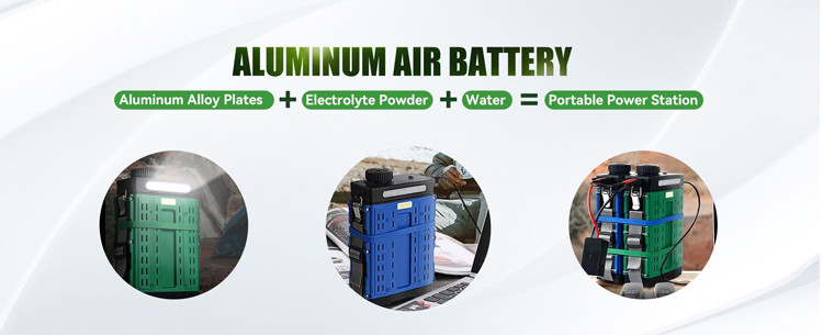 Emergency 9V 5V Outdoor Waterproof UPS Quick Power Supply Portable Energy Storage Power Station Aluminum Air Battery