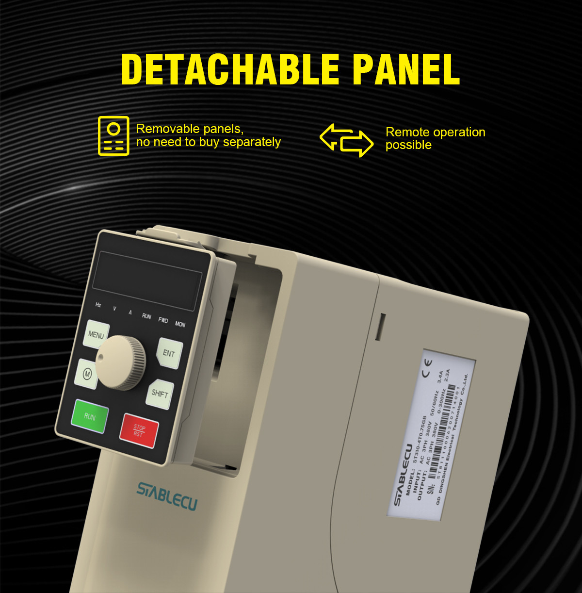 3700W 3 Phase Frequency Converter , Variable Frequency Controller For AC Motor Driver