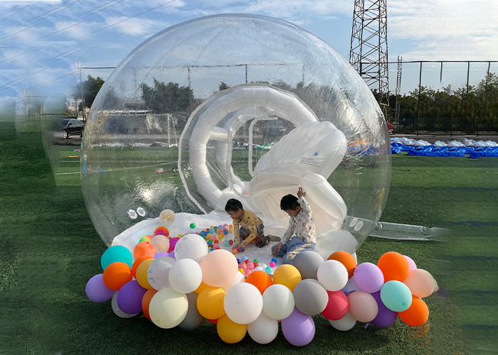 Waterproof 10m Outdoor Inflatable Bubble Tent With 2-3 Minutes Deflation Time For Camping