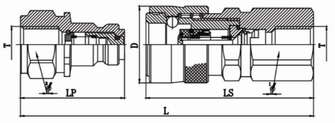 IATF16949 High Pressure Quick Coupler High Pressure Quick Connect Fittings