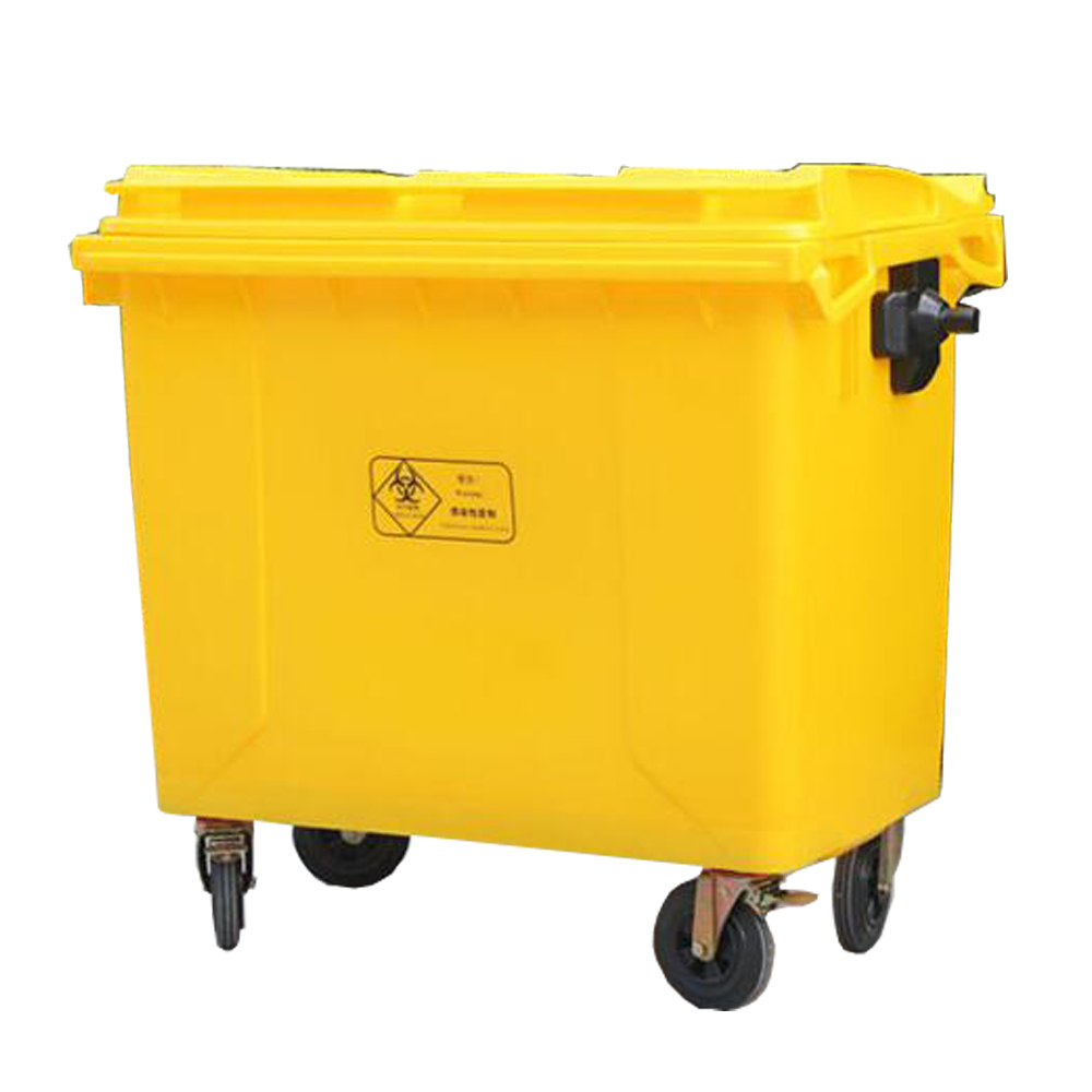 street waste bin garbage outdoor bin 660l plastic garbage bin